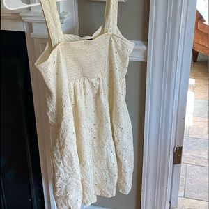 American Eagle White Eyelet dress
